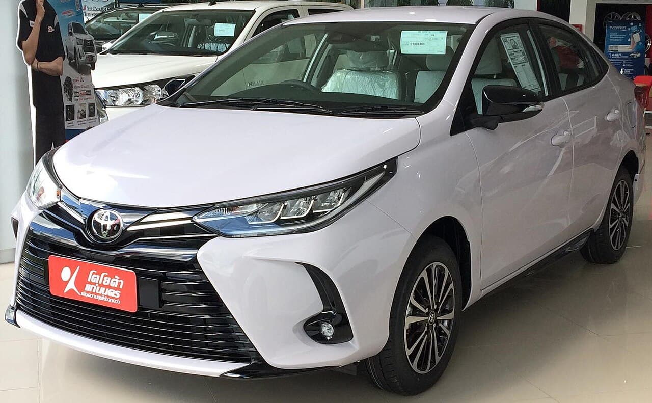 ภาพอ้างอิง Toyota Yaris Ativ ตัวถัง Sedan ไม่ใช่รถประกาศขายจริง